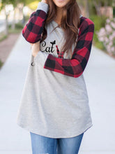 Load image into Gallery viewer, Women's Cat &amp; Butterfly Panel Long Sleeve Top
