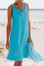 Load image into Gallery viewer, Vestido recto con doble bolsillo

