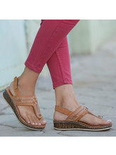 Load image into Gallery viewer, Sandalias de cuña salvaje para mujer
