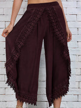 Load image into Gallery viewer, Wide Loose Pants With Lace Stitching For Women
