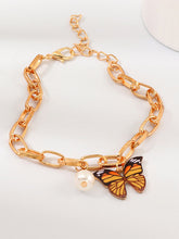Load image into Gallery viewer, Butterfly pearl bracelet for women
