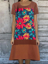 Load image into Gallery viewer, Vestido feminino estampado colorido
