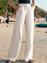 Load image into Gallery viewer, Plain wide trousers
