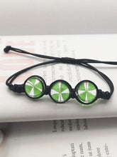 Load image into Gallery viewer, Saint Patrick's Day Lucky Clover Bracelet
