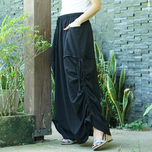 Load image into Gallery viewer, Women's boho side pockets with wide flared pants
