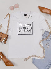 Load image into Gallery viewer, Camiseta plus size com slogan casual
