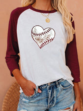 Load image into Gallery viewer, Camiseta Feminina de Beisebol Color Block
