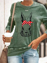 Load image into Gallery viewer, Bunny bandana Zipped Hoodie
