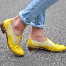 Load image into Gallery viewer, OXFORD SHOES WHITE COLOR PLUS CASUAL SIZE PU SLIP ON LOAFERS

