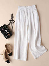 Load image into Gallery viewer, Casual linen oversized pants
