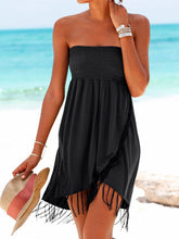 Load image into Gallery viewer, Vestido feminino sexy com franja
