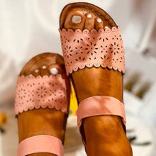 Load image into Gallery viewer, SUMMER PINK HEATHER SANDALS IN PINK SUMMER
