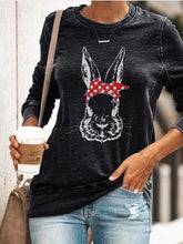 Load image into Gallery viewer, Bunny bandana Zipped Hoodie
