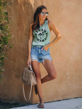 Load image into Gallery viewer, BAHAMA MAMA Flamingo Tie Dye Colete para mulheres
