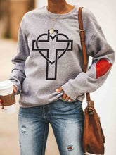 Load image into Gallery viewer, Moletom feminino amor cruz
