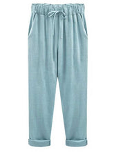 Load image into Gallery viewer, Casual linen pants for women
