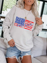 Load image into Gallery viewer, Camiseta de manga comprida bandeira da América
