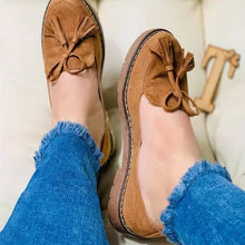 Load image into Gallery viewer, Women's All-Season Bow Flat Heel Shoes

