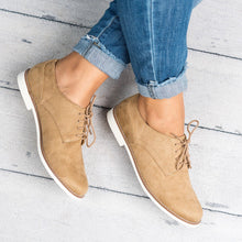 Load image into Gallery viewer, WOMAN MOCCASINS OXFORDS FALSE SUEDE
