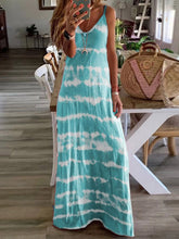 Load image into Gallery viewer, Vestido de tirantes tie-dye para mujer
