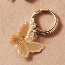 Load image into Gallery viewer, Butterfly charm earrings
