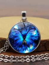 Load image into Gallery viewer, Colar Blue Butterfly Time Gem
