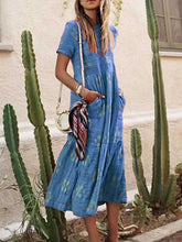 Load image into Gallery viewer, Vestido feminino estampado boêmio
