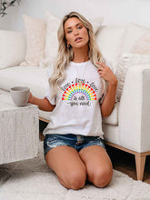 Load image into Gallery viewer, Love Love Love Is All You Need Camiseta Rainbow Love
