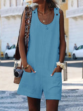 Load image into Gallery viewer, Combined short jumpsuit
