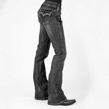 Load image into Gallery viewer, Stretch Denim Jeans With Drop Pocket And Mid Waist
