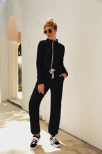 Load image into Gallery viewer, Women's High Neck Zip Sweater Suit
