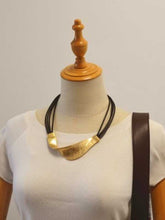 Load image into Gallery viewer, Women Multilayer Geometric Coin Necklace for Women Clavicle Chain
