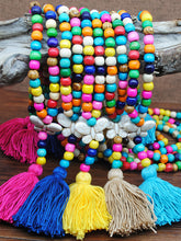Load image into Gallery viewer, Retro Beaded Bracelet Butterfly Tassel Necklace
