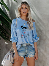 Load image into Gallery viewer, Mom Power Rosie the Riveter Summer Hoodie
