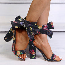 Load image into Gallery viewer, Rosette Heels Printing

