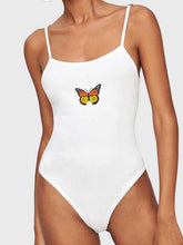Load image into Gallery viewer, Suéter cardigan com estampa borboleta
