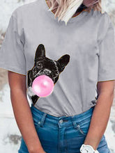 Load image into Gallery viewer, Camiseta de manga corta con estampado de cachorros
