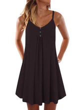 Load image into Gallery viewer, Vestido sexy suelto con tirantes en V
