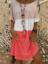 Load image into Gallery viewer, Vestido feminino com perna larga colorida
