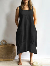 Load image into Gallery viewer, Women's Sleeveless Cotton Dress
