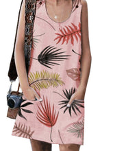 Load image into Gallery viewer, Women's Leaf Print Cardigan Dress
