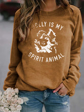 Load image into Gallery viewer, Moletom feminino Dolly Is My Spirit Animal Painted
