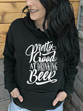 Load image into Gallery viewer, Muito bom em beber cerveja sudaderas con capucha
