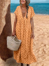 Load image into Gallery viewer, Vestido feminino com estampa floral tamanho plus
