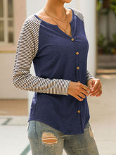 Load image into Gallery viewer, Women's Striped Single Breasted Cardigan
