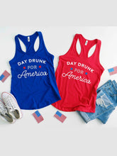 Load image into Gallery viewer, Chaleco casual estampado Day Drunk For America
