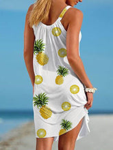 Load image into Gallery viewer, Vestido de playa con estampado de piña para mujer
