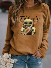 Load image into Gallery viewer, Tito Yoda estampa moletom para mulheres
