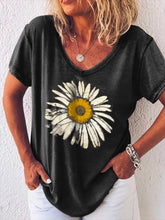 Load image into Gallery viewer, Casual short sleeve dog print t-shirt for women
