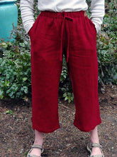 Load image into Gallery viewer, Women's High Waist Cotton Linen Casual Pants
